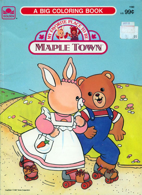 RetroReprints :: Books :: Nickelodeon :: Maple Town (Skating; 1987
